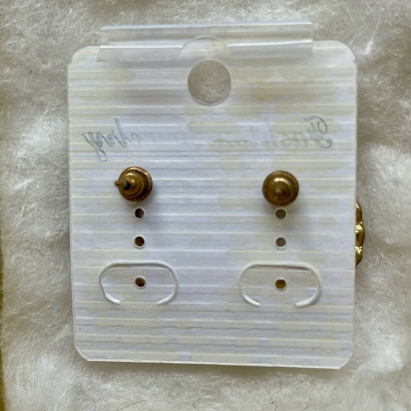 Teardrop Created Citrine Yellow Earrings With Rhinestones and Beads Bran… - Picture 4 of 6